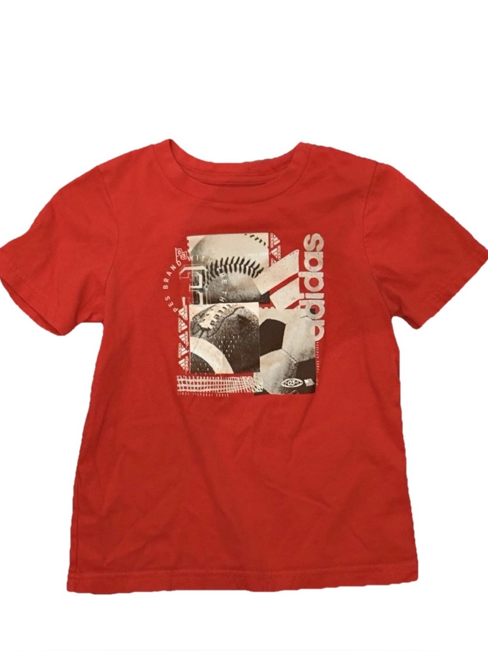 Adidas‎ Red Short Sleeve Graphic Tee